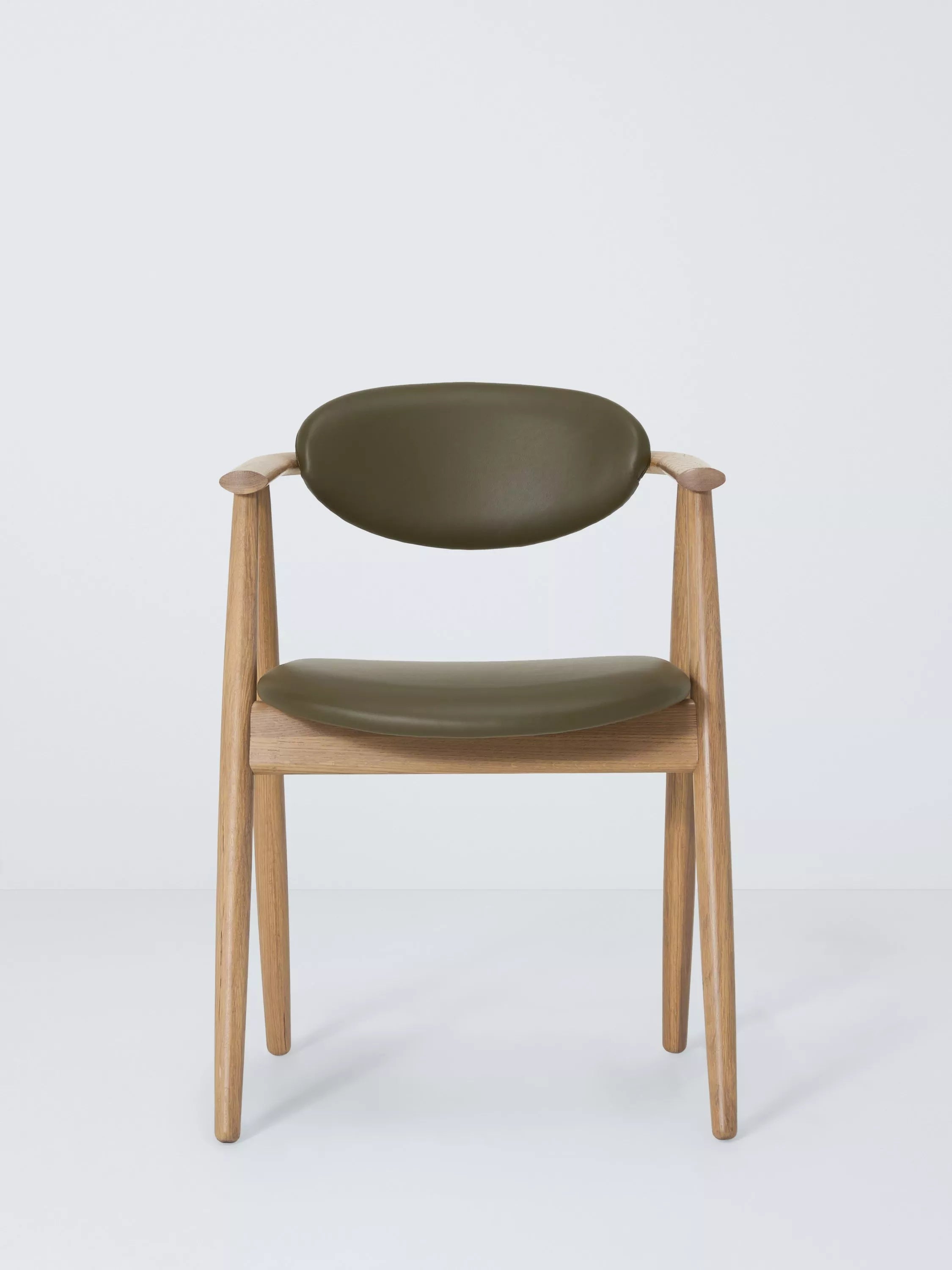 John Lewis Ida frame dining chair oak olive (British brand)