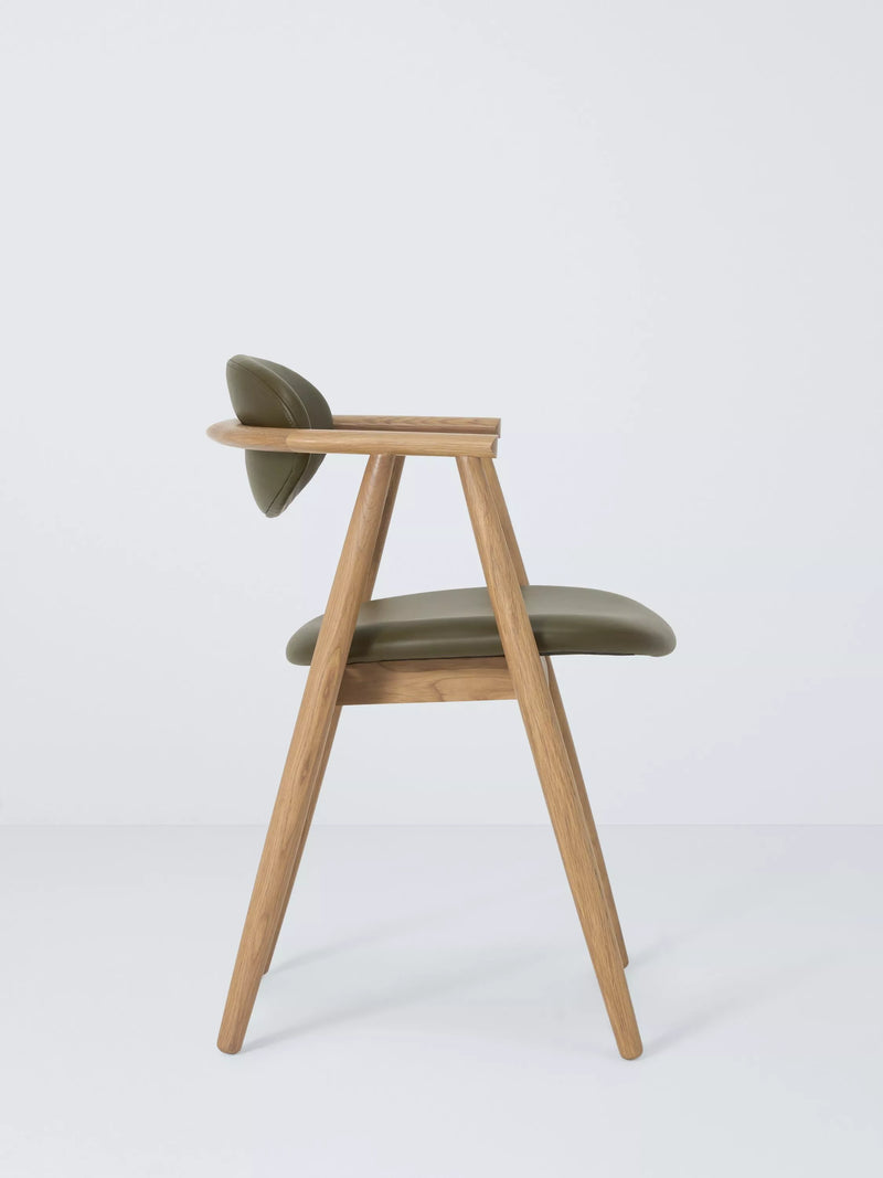 John Lewis Ida frame dining chair oak olive (British brand)