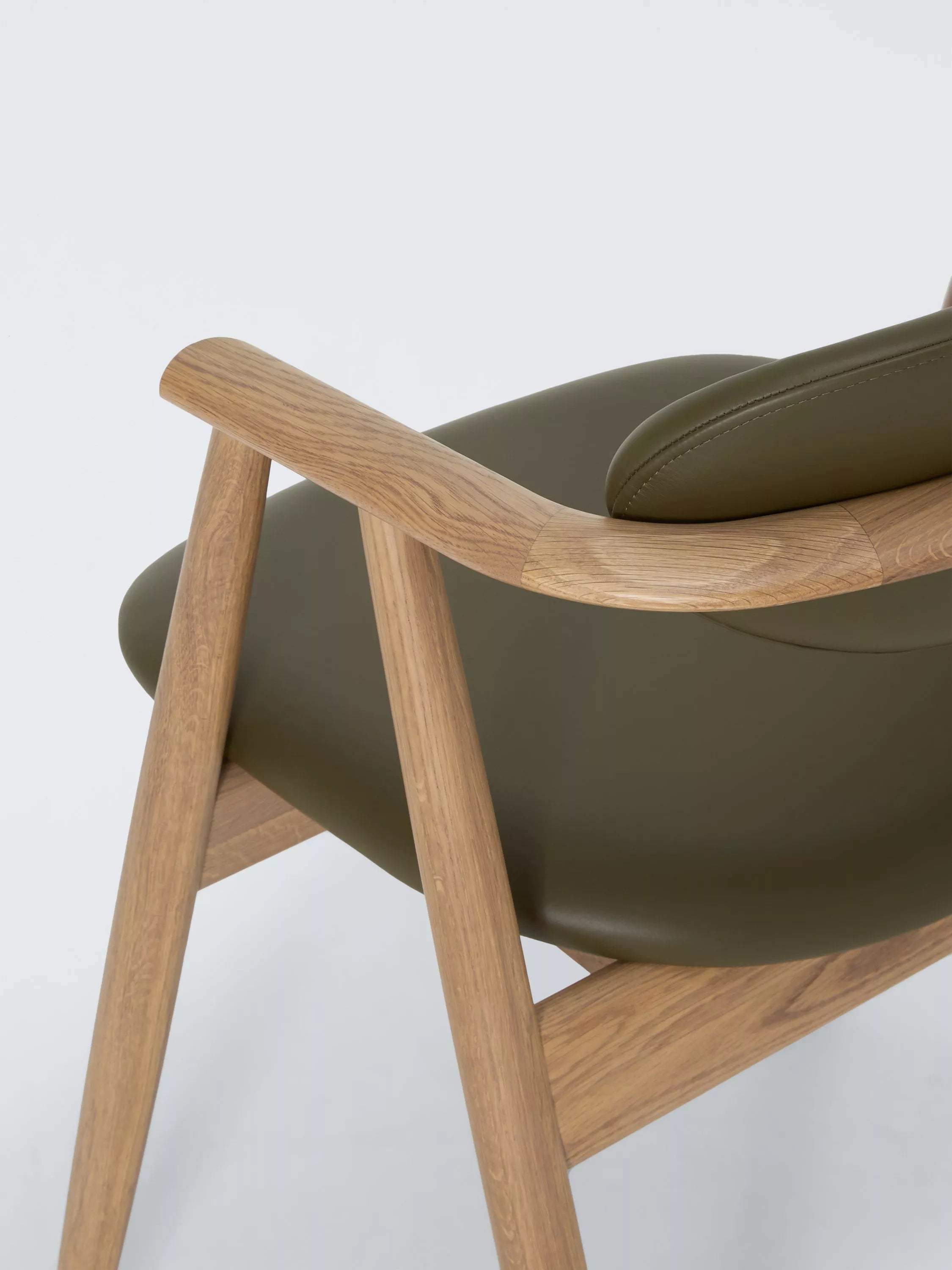John Lewis Ida frame dining chair oak olive (British brand)
