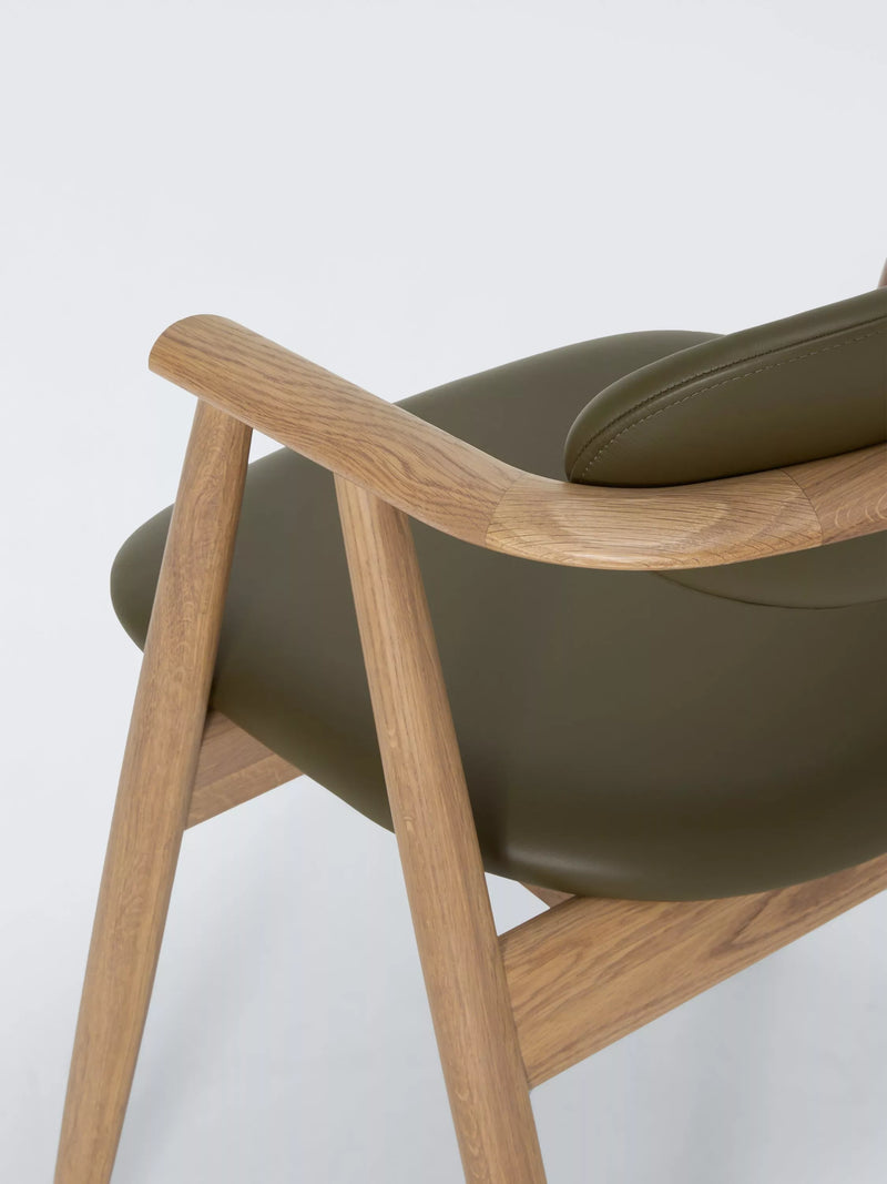 John Lewis Ida frame dining chair oak olive (British brand)