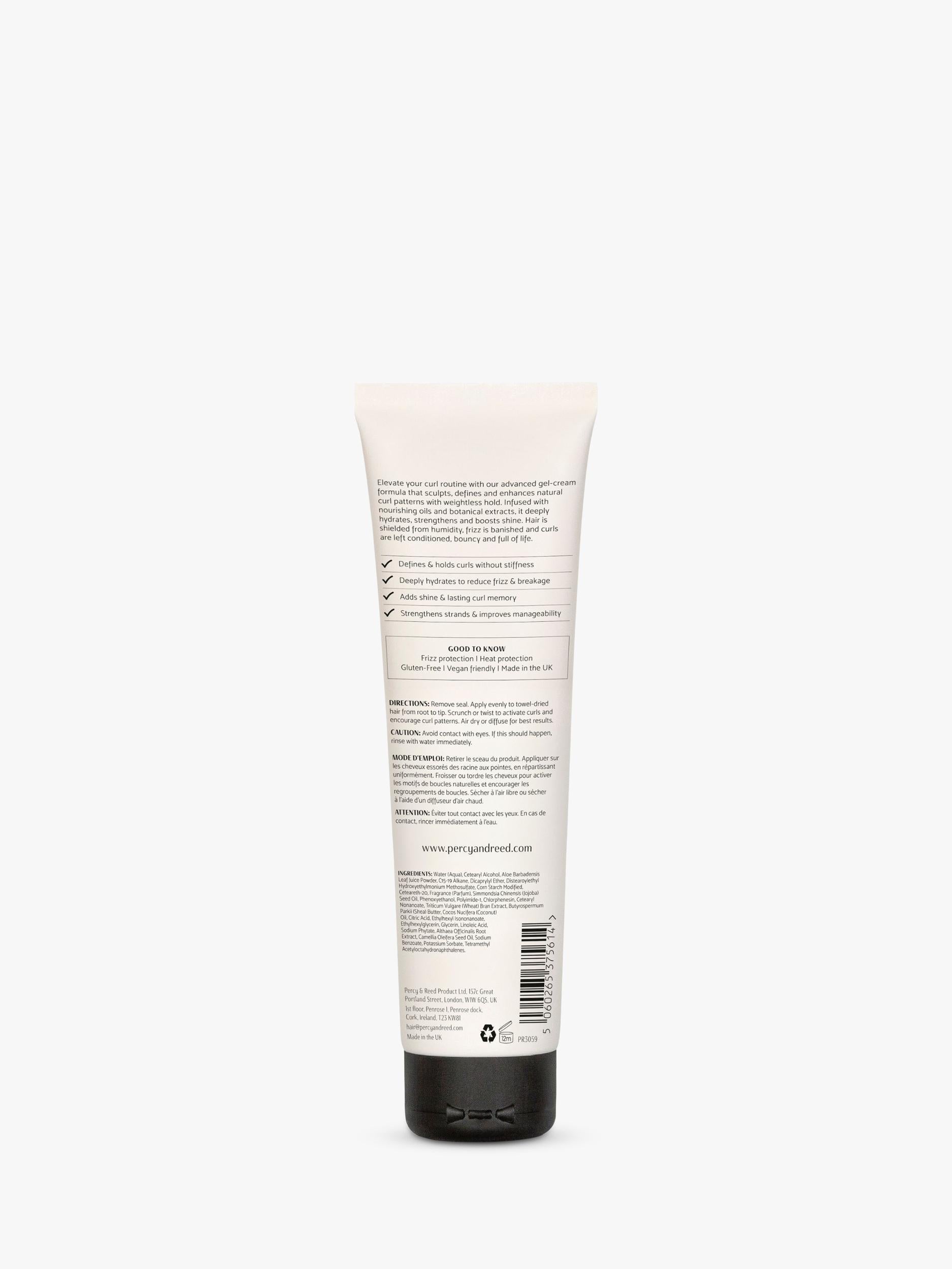 Percy & Reed curl sculpting cream 150ml, imported from the UK