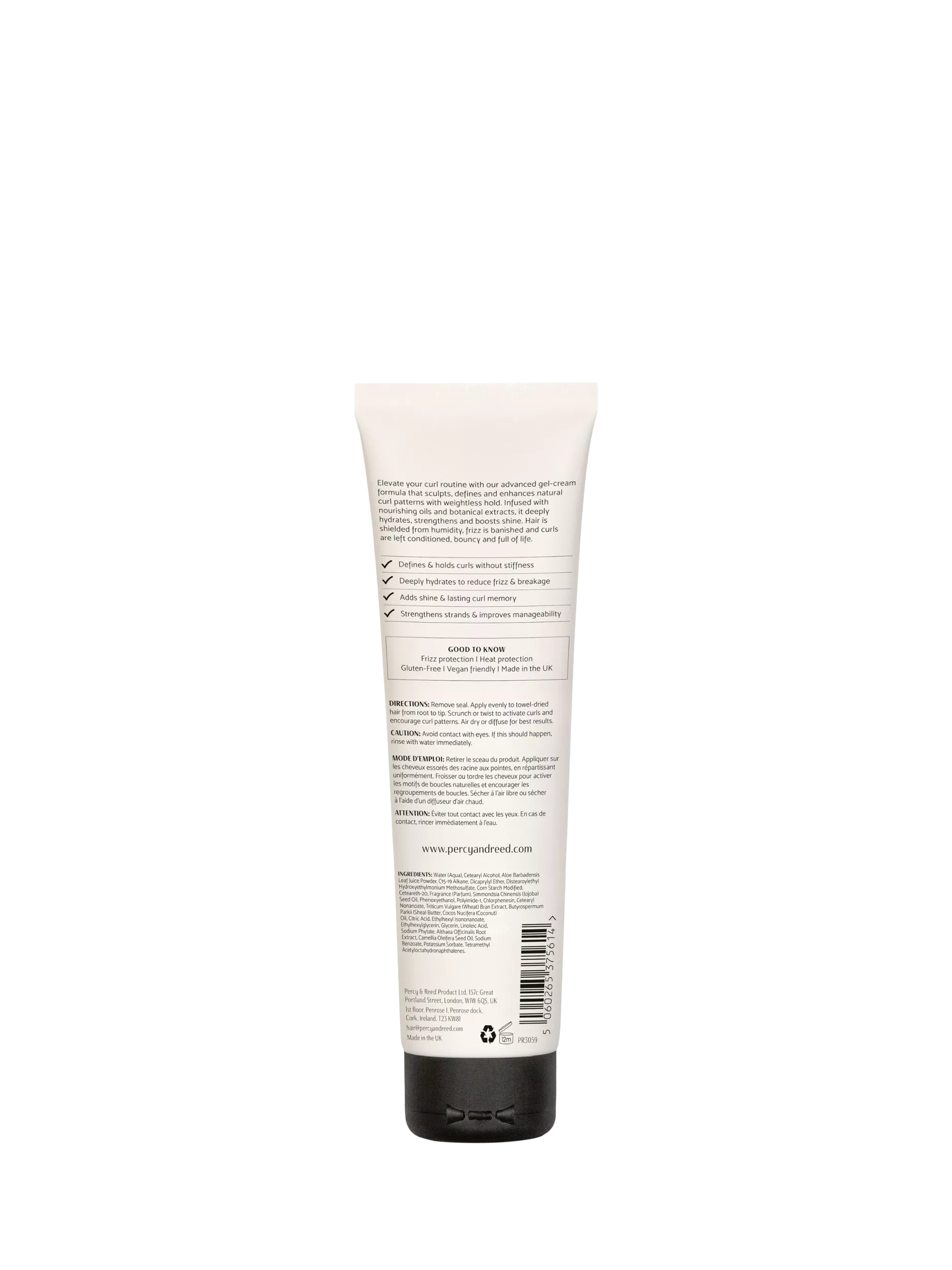 Percy & Reed curl sculpting cream 150ml, imported from the UK