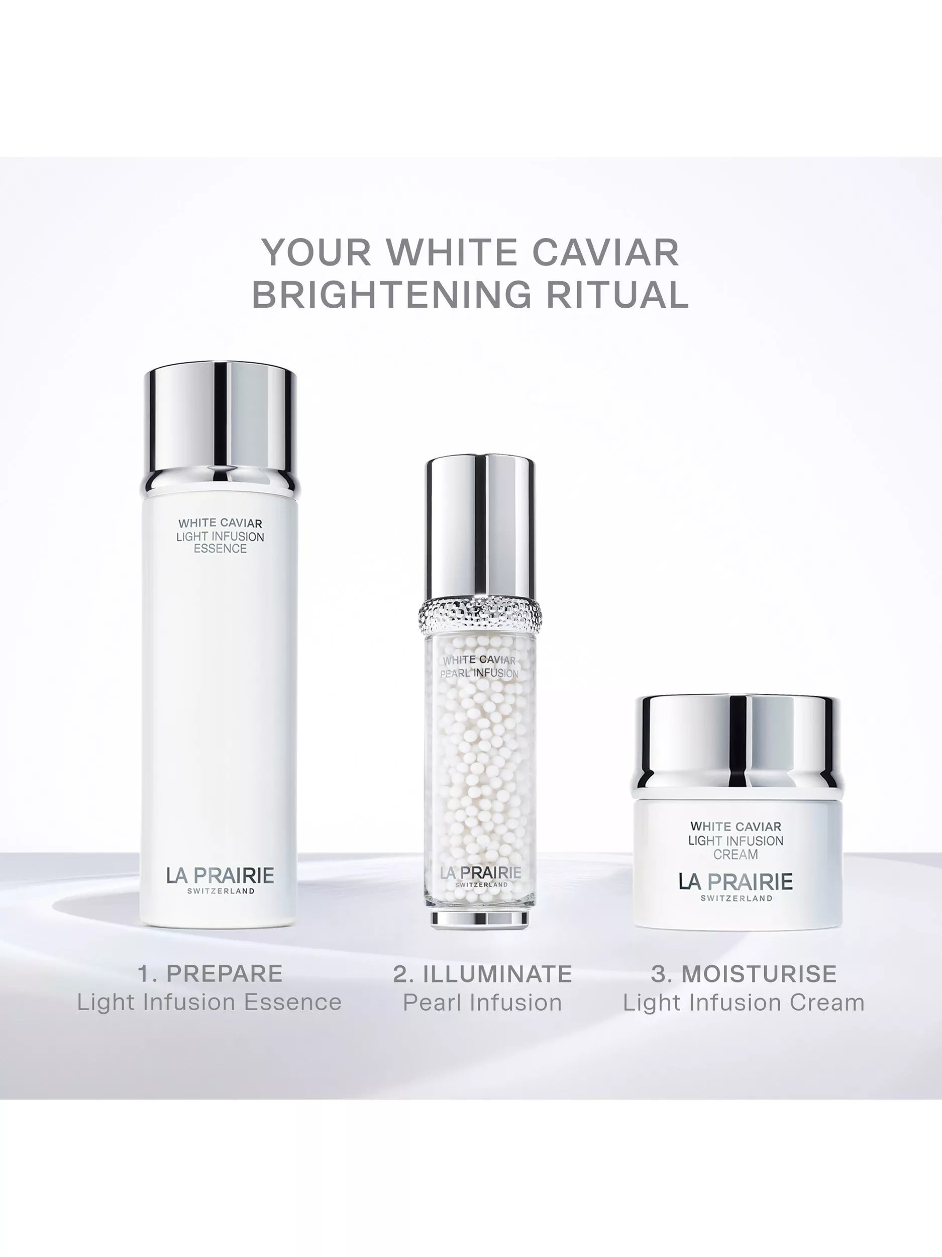 La Prairie White Caviar Light Infusion Cream 50ml, UK version