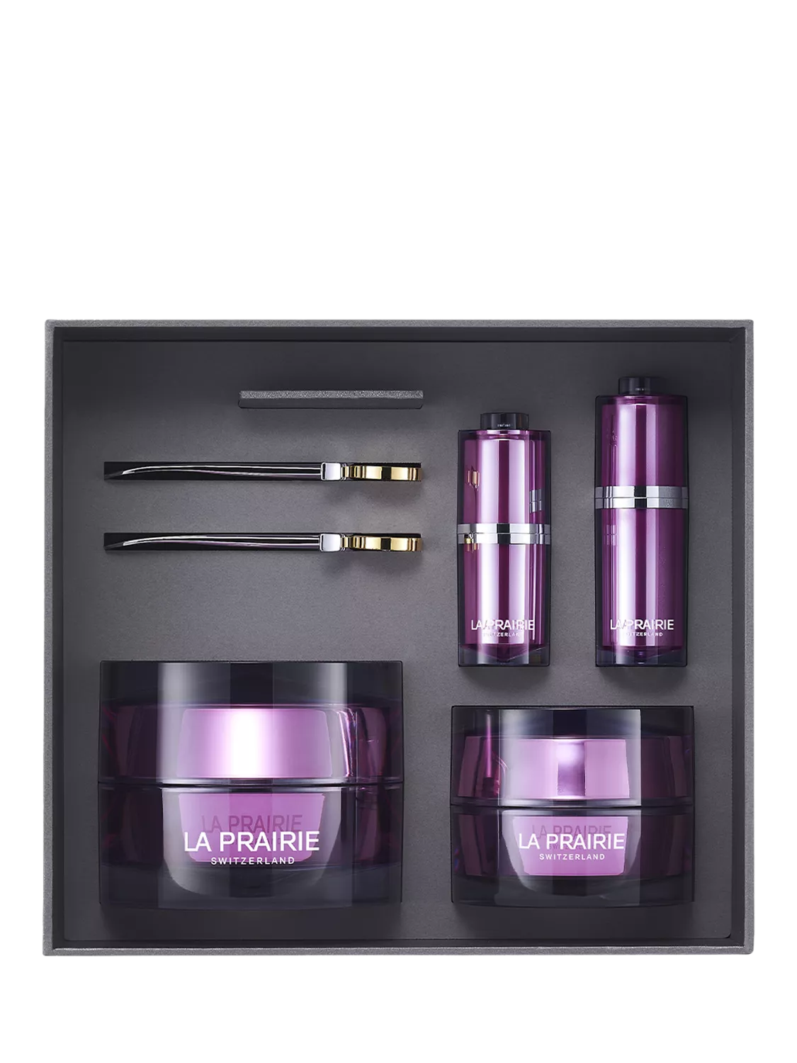 La Prairie Platinum Rare skincare gift set, UK version