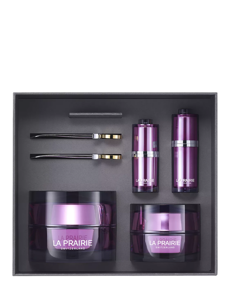 La Prairie Platinum Rare skincare gift set, UK version