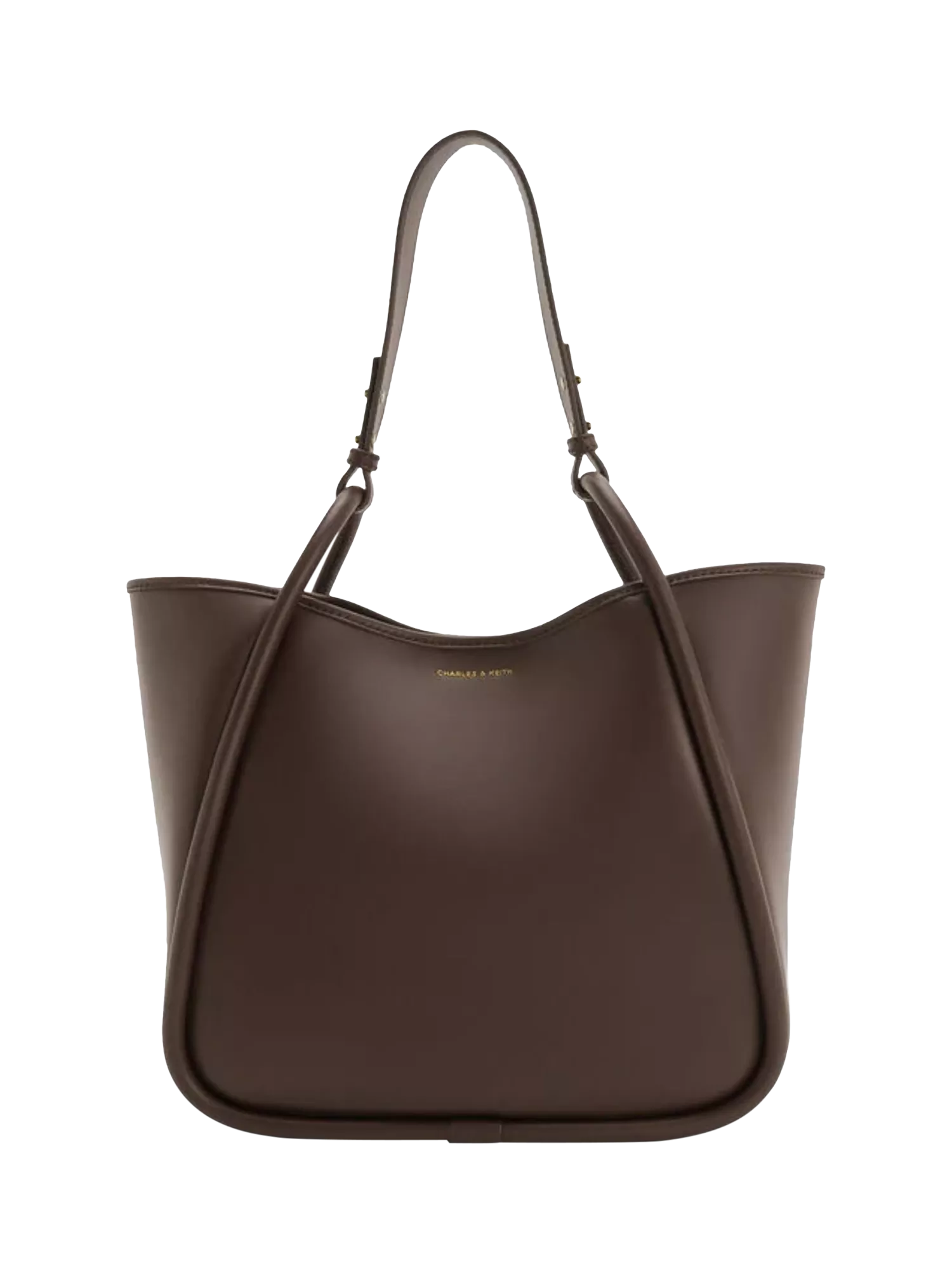 CHARLES & KEITH Lyla Tubular Slouchy Kunstleder-Tasche