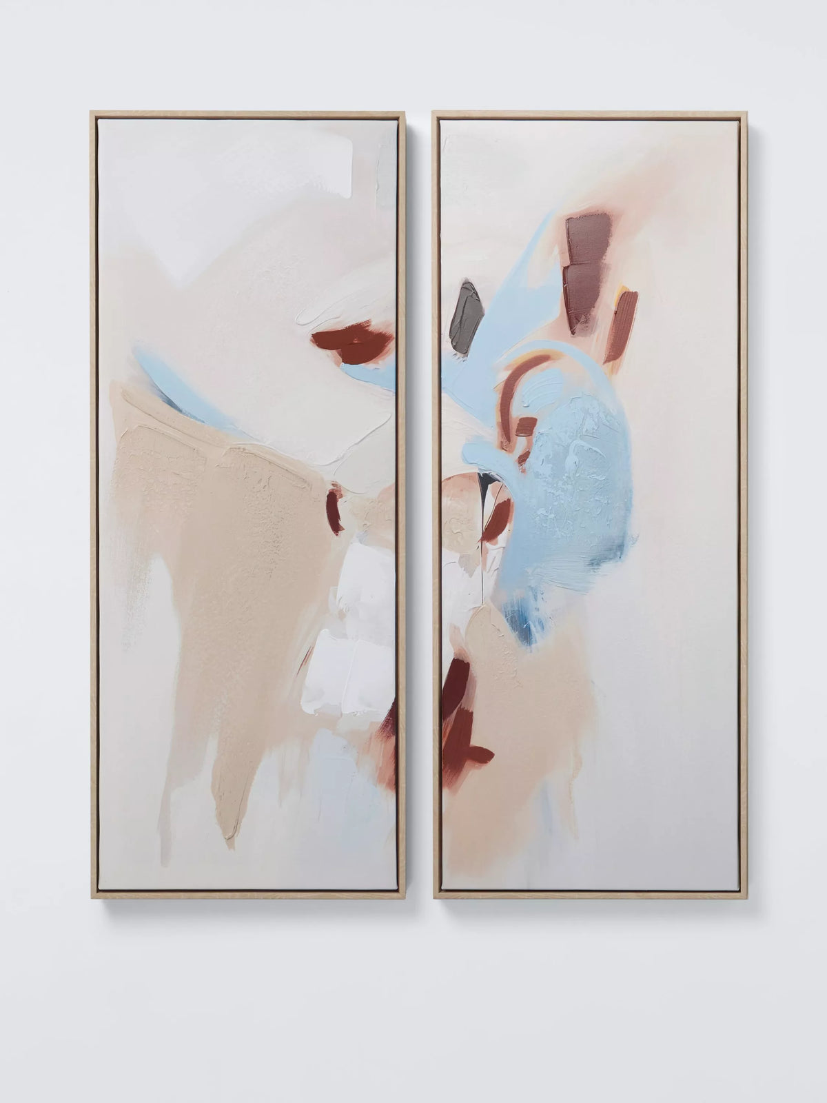 John Lewis abstract canvas prints set of 2 100x40cm - British product