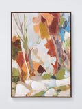 John Lewis Woodland Reverie Abstract Framed Canvas Print, Multi 80x60cm