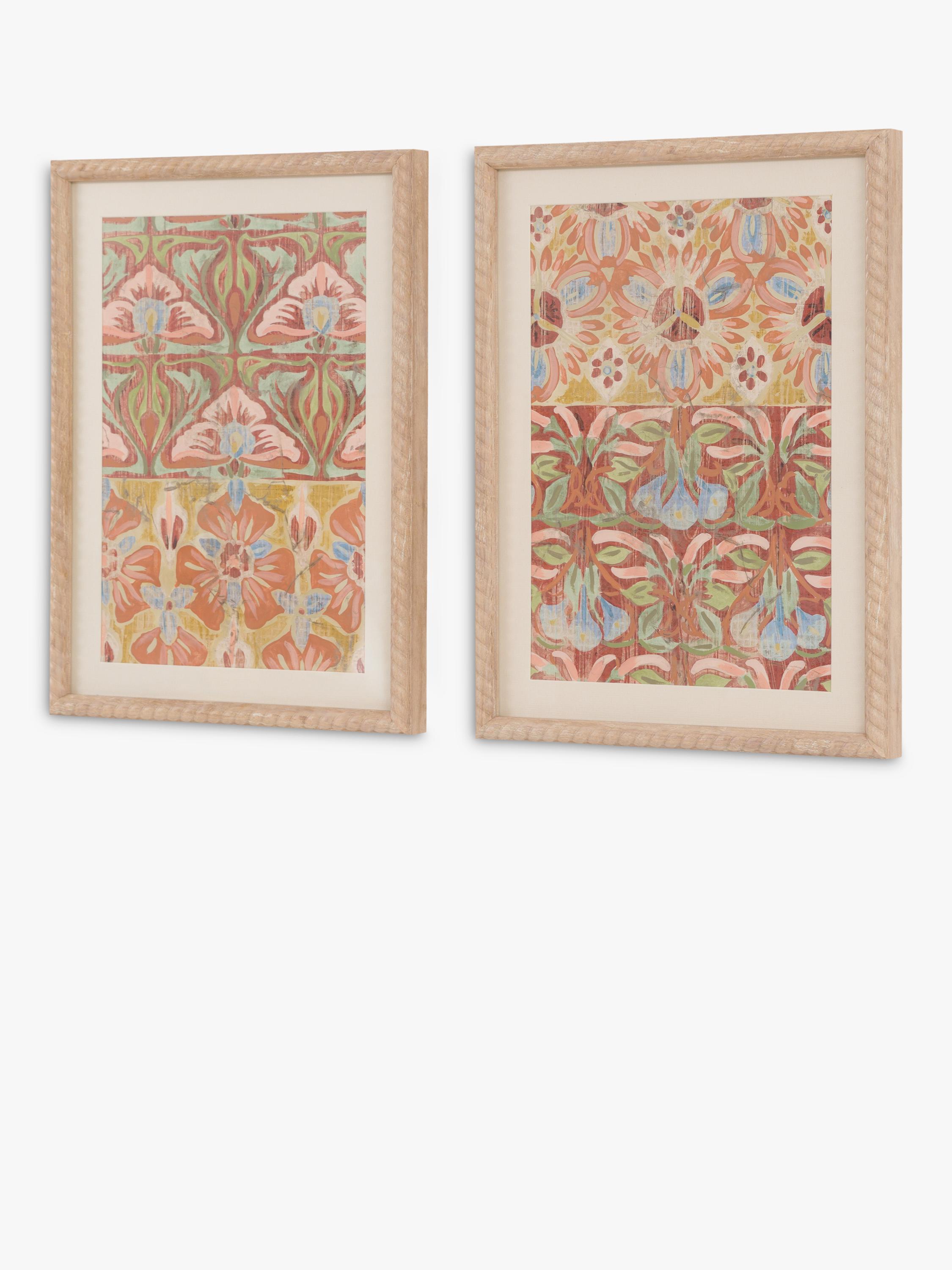 John Lewis floral print set of two 40x30cm, UK version