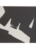 John Lewis Scandi abstract framed art set 31x31cm, imported from the UK