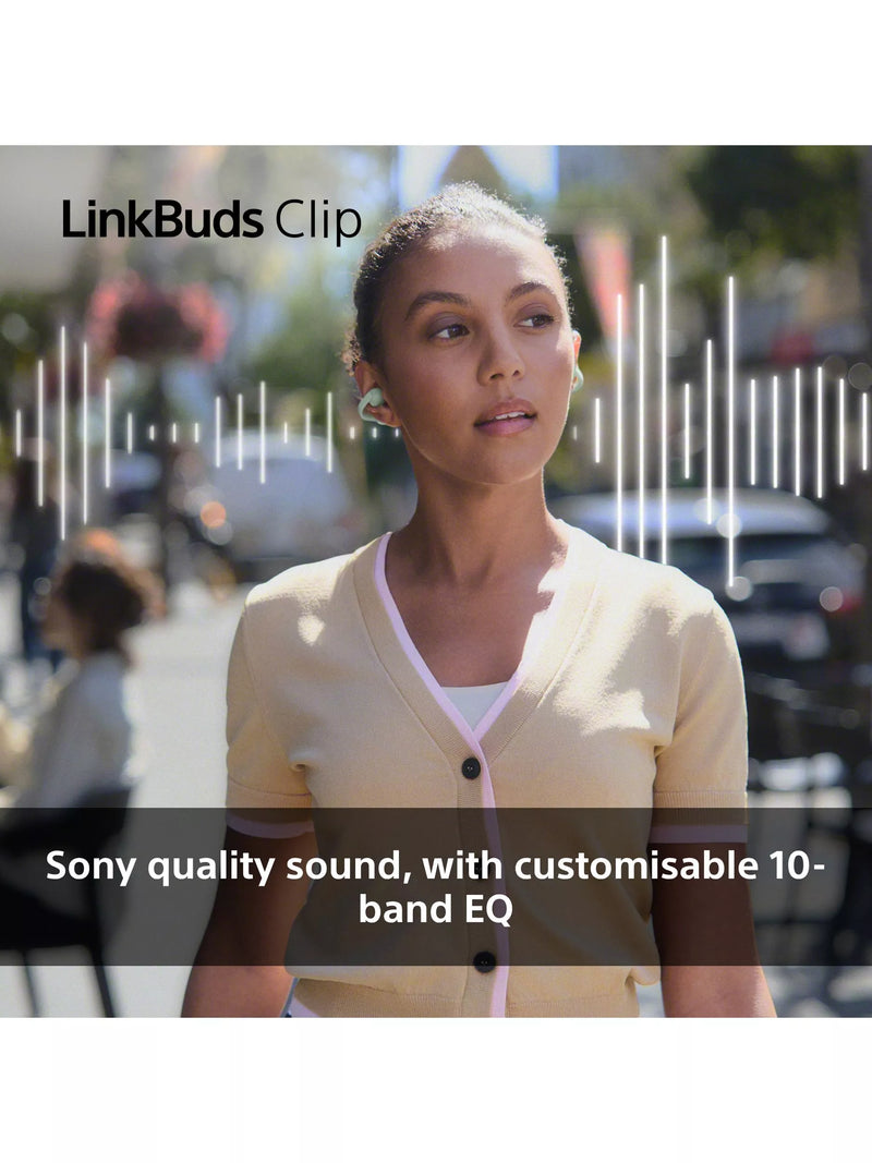 Sony LinkBuds Clip true wireless open-ear headphones (British brand)