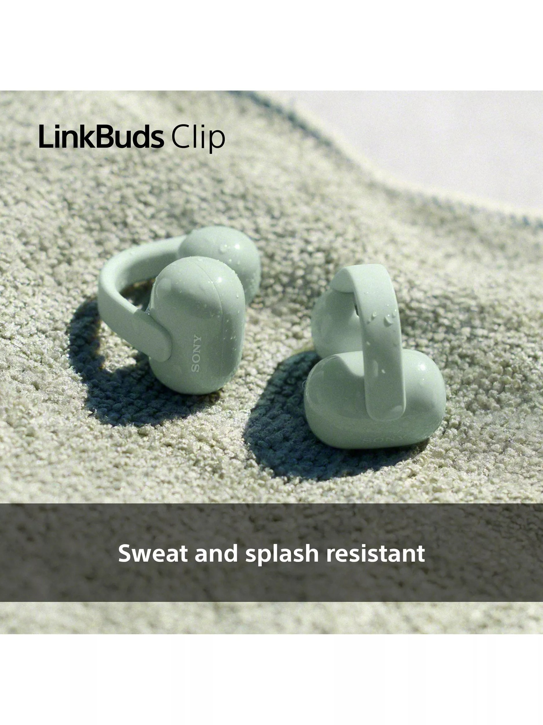 Sony LinkBuds Clip true wireless open-ear headphones (British brand)
