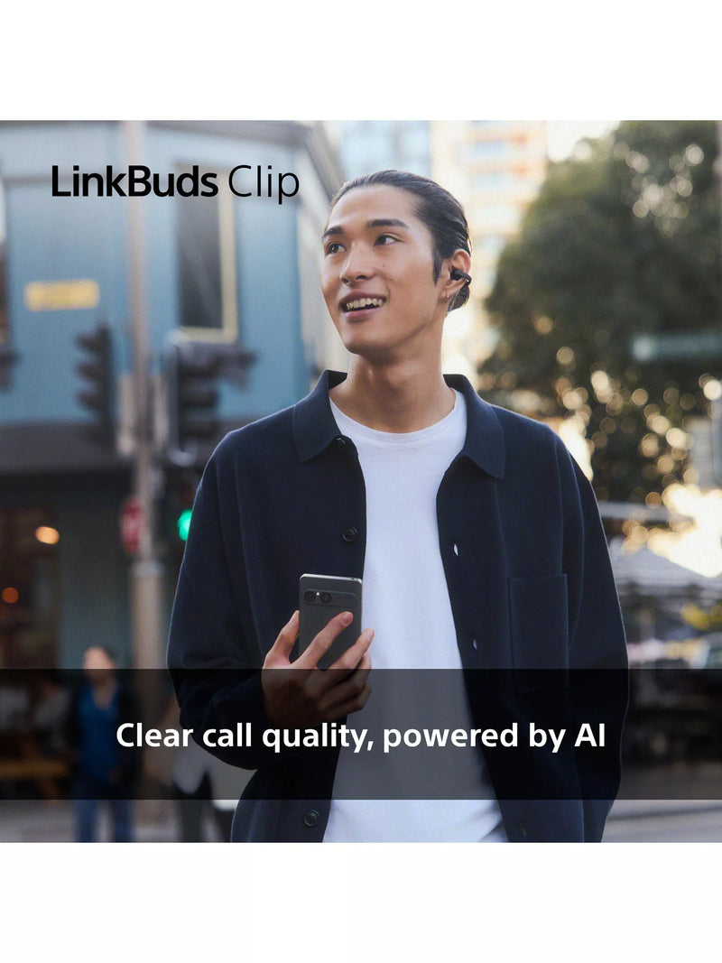 Sony LinkBuds Clip true wireless open-ear headphones (British brand)