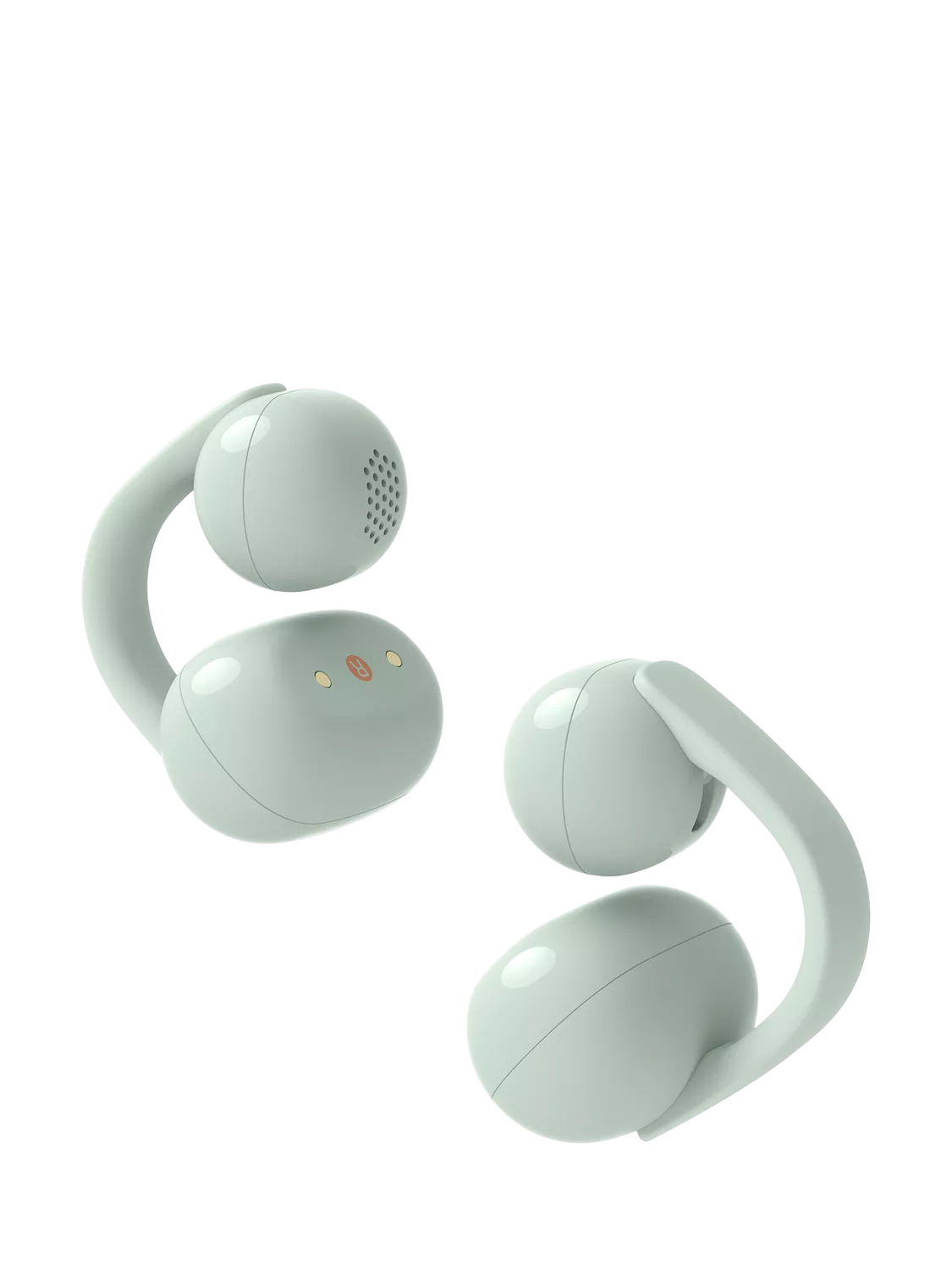 Sony WF-LC900 LinkBuds Clip True Wireless Bluetooth Open-Ear Headphones with Open-Ear Design & Mic/Remote, Green
