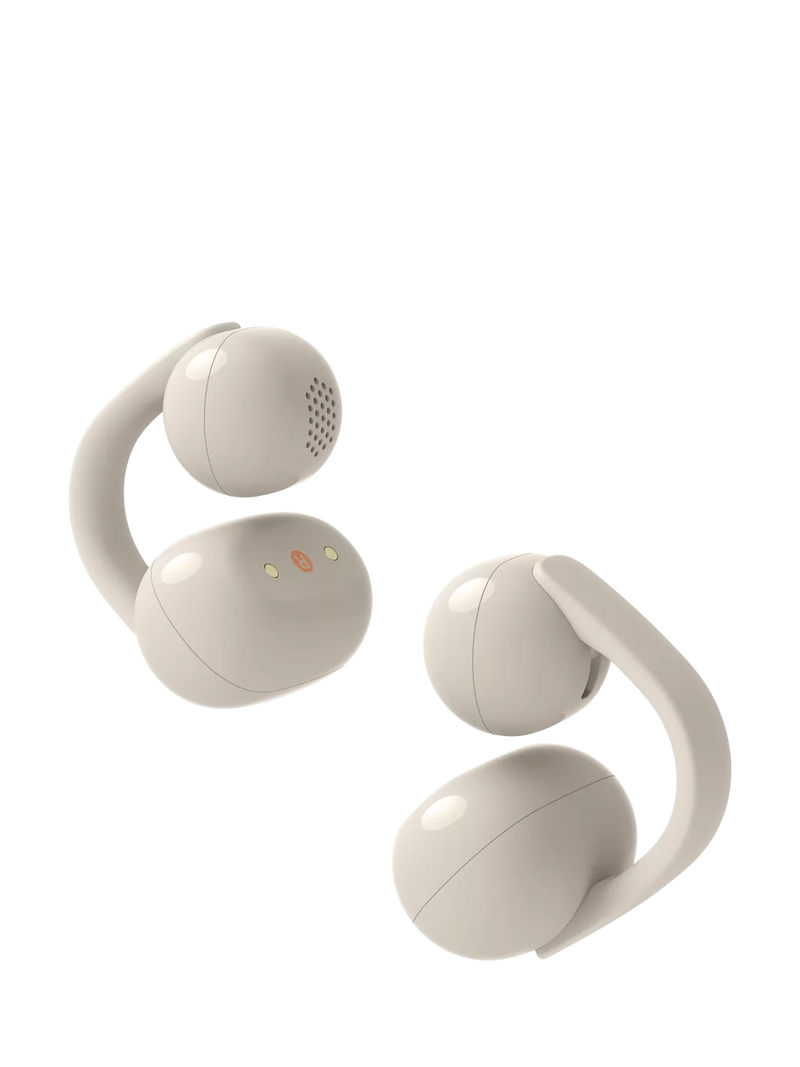 Sony WF-LC900 LinkBuds Clip True Wireless Bluetooth Open-Ear Headphones with Open-Ear Design & Mic/Remote, Taupe