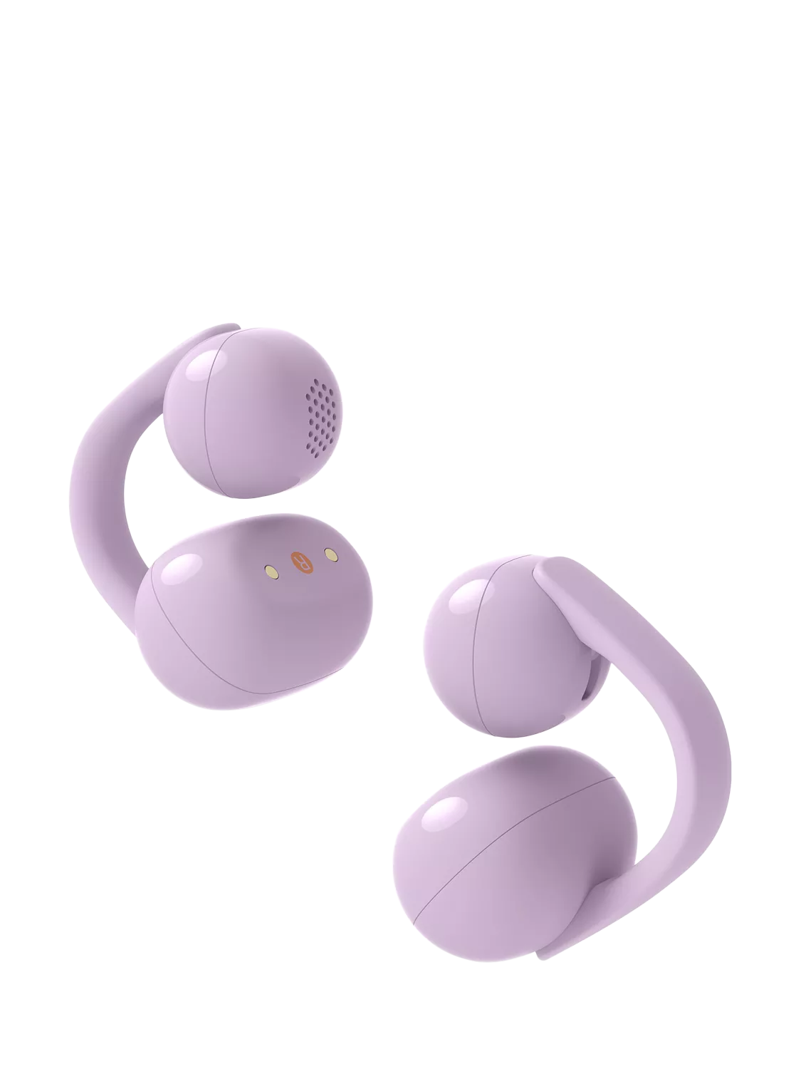 Sony WF-LC900 LinkBuds Clip True Wireless Bluetooth Open-Ear Headphones with Open-Ear Design & Mic/Remote, Violet