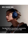 Sony WH-1000XM6 noise cancelling wireless Bluetooth over-ear headphones, UK version