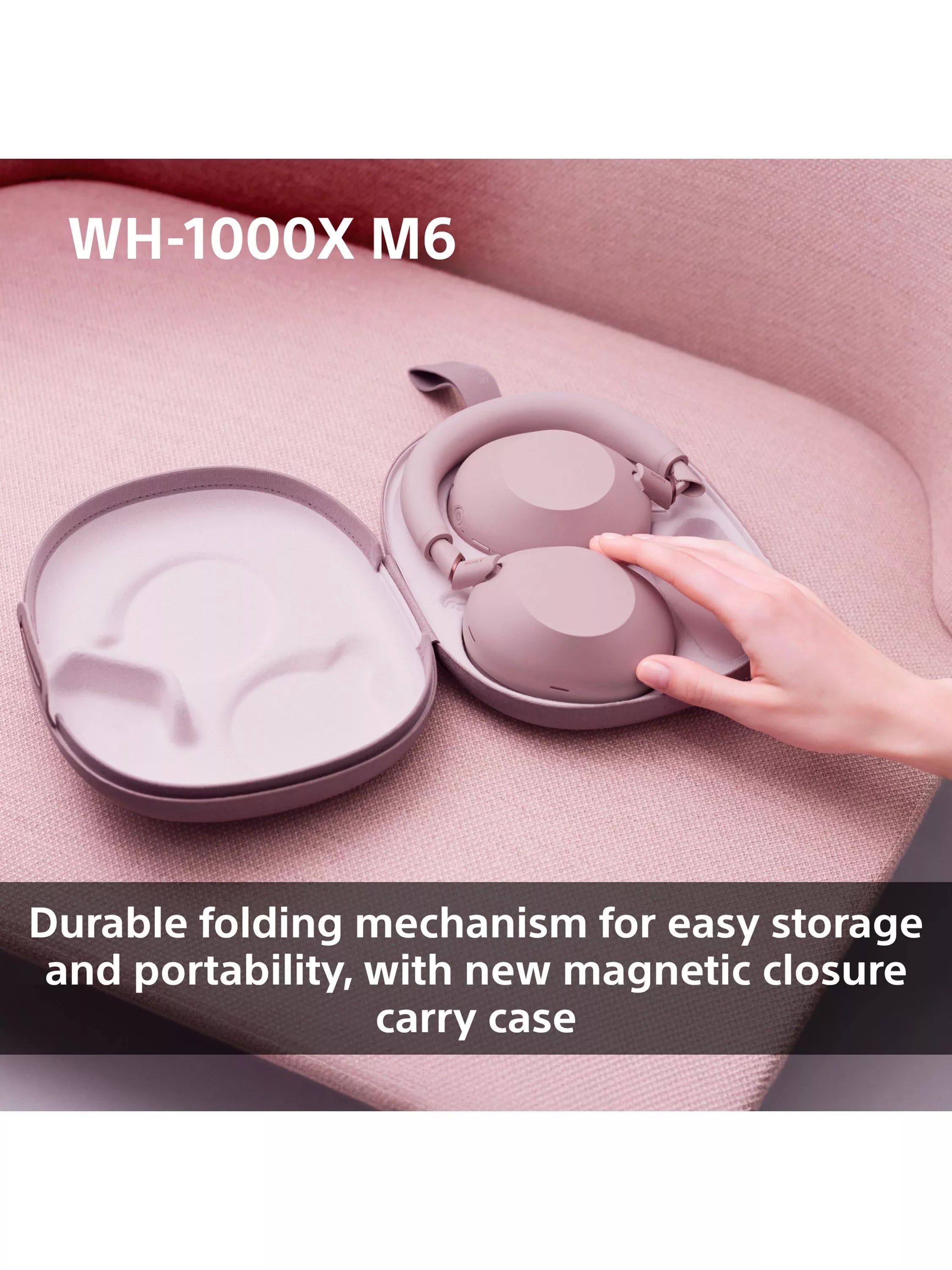 Sony WH-1000XM6 noise cancelling wireless Bluetooth over-ear headphones, UK version