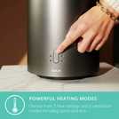 Duux ThreeSixty smart ceramic fan heater grey - British product