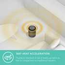 Duux ThreeSixty smart ceramic fan heater grey - British product