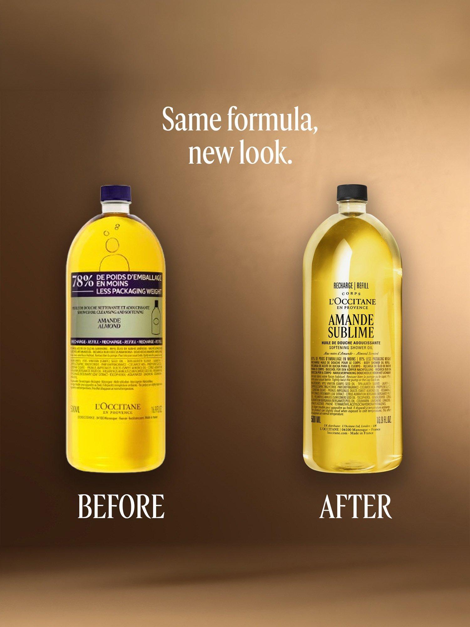 L'OCCITANE Almond Shower Oil 500ml, imported from the UK