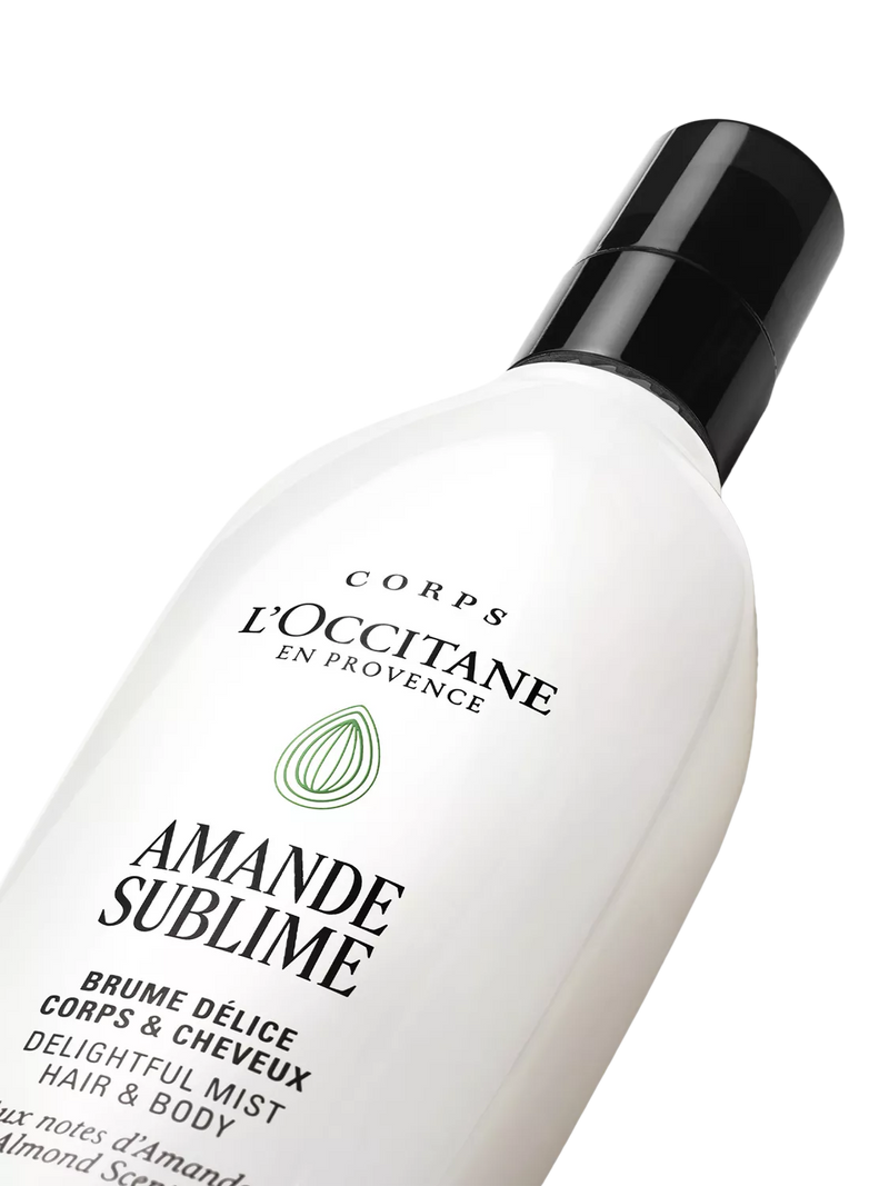 L'OCCITANE Almond Delightful Hair & Body Mist 100ml (British brand)