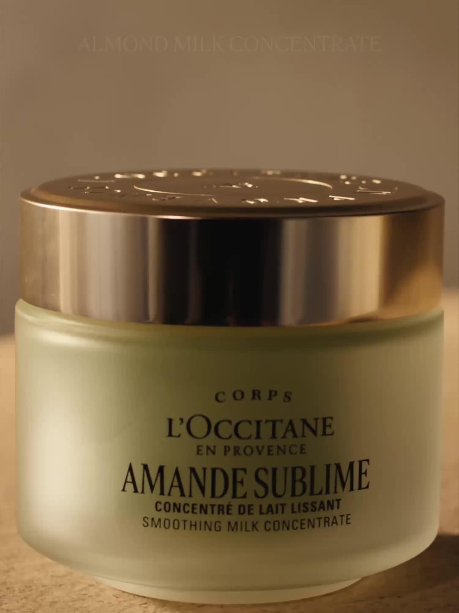 L'OCCITANE body cream almond milk concentrate 200ml - British product