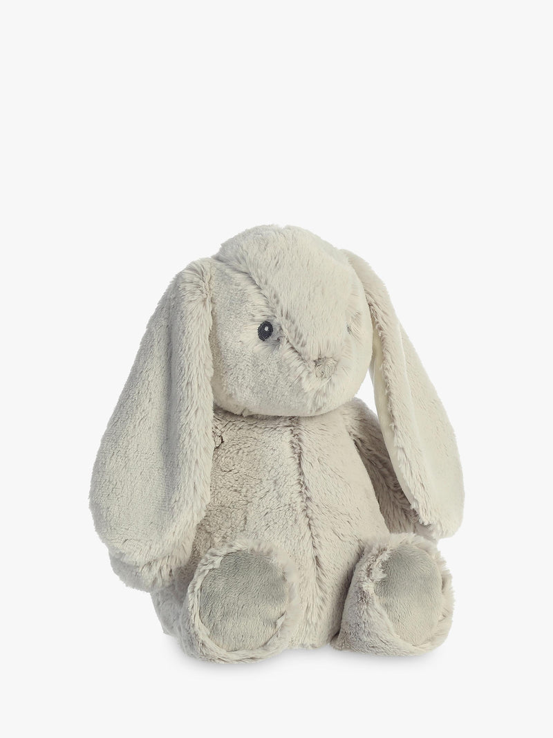 Aurora World grey rabbit soft toy 12.5in, imported from the UK
