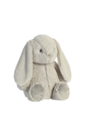 Aurora World grey rabbit soft toy 12.5in, imported from the UK