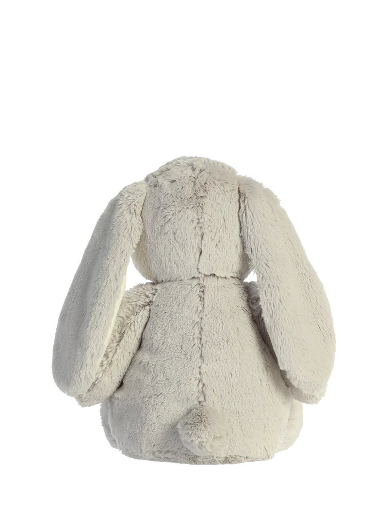 Aurora World grey rabbit soft toy 12.5in, imported from the UK