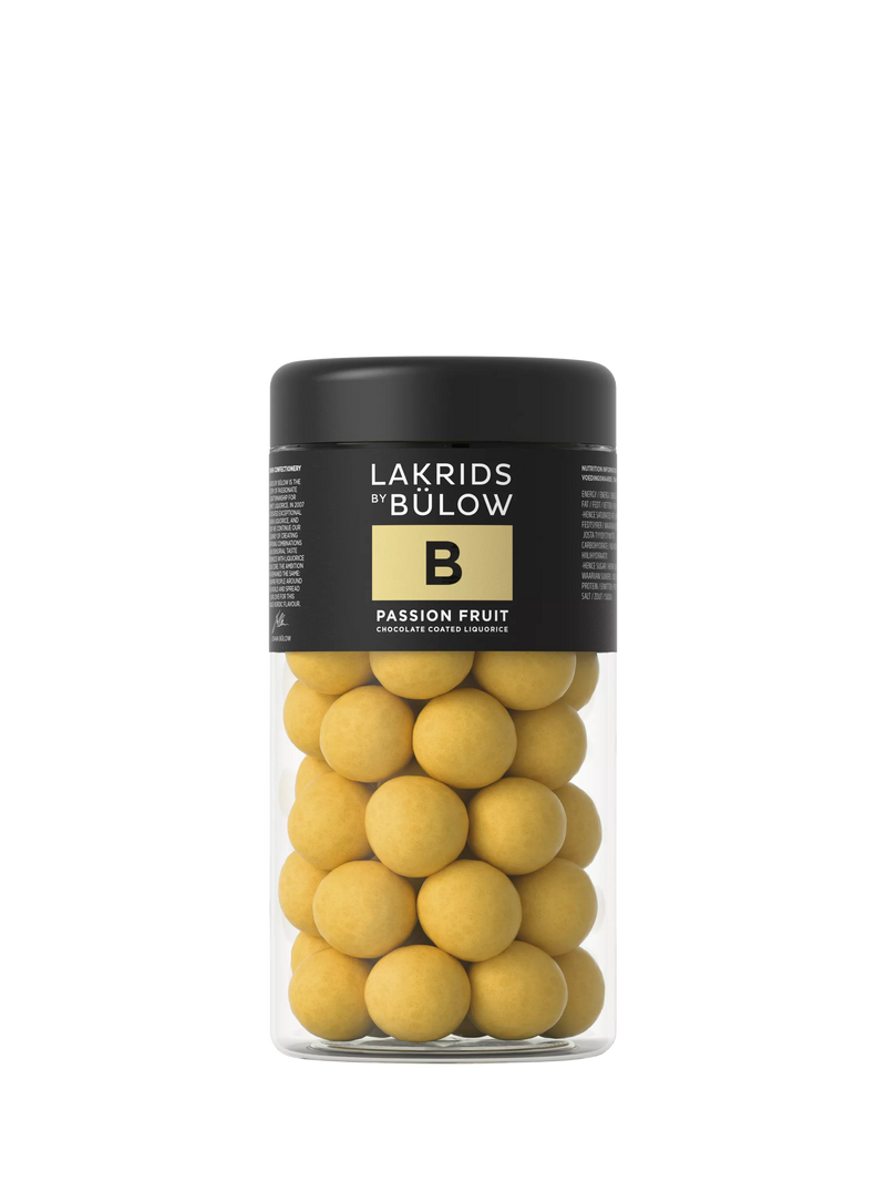 LAKRIDS BY BÜLOW Passion Fruit Chocolate Coated Liquorice, 270g