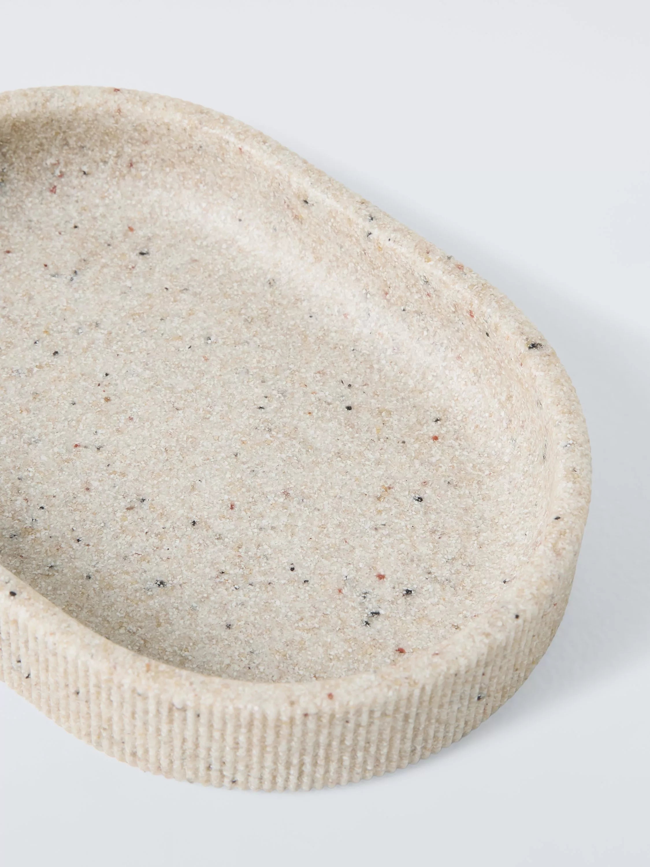 John Lewis Dune soap dish natural sand, imported from the UK