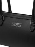 MM6 Maison Margiela Bauletto leather shoulder bag black (British brand)
