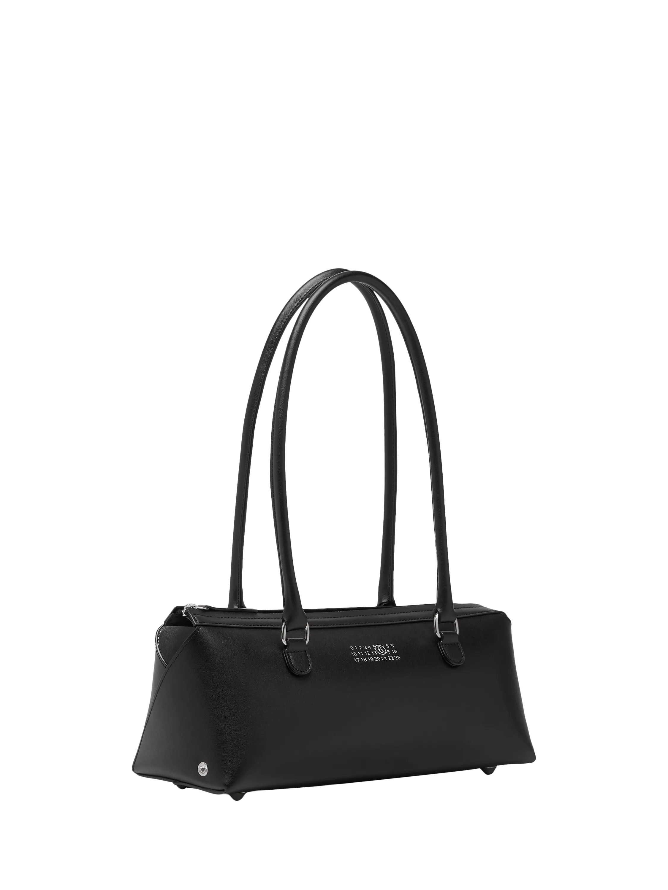 MM6 Maison Margiela Bauletto leather shoulder bag black (British brand)