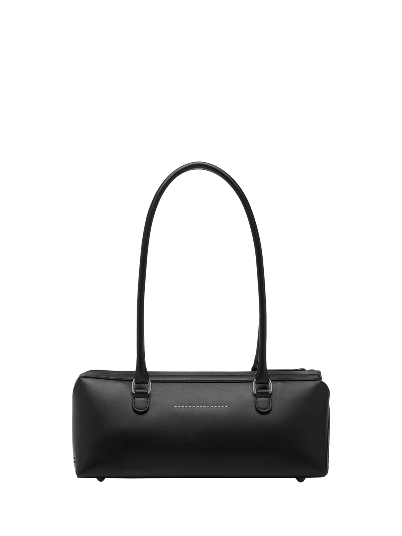 MM6 Maison Margiela Bauletto leather shoulder bag black (British brand)