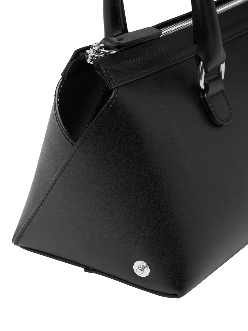 MM6 Maison Margiela Bauletto leather shoulder bag black (British brand)