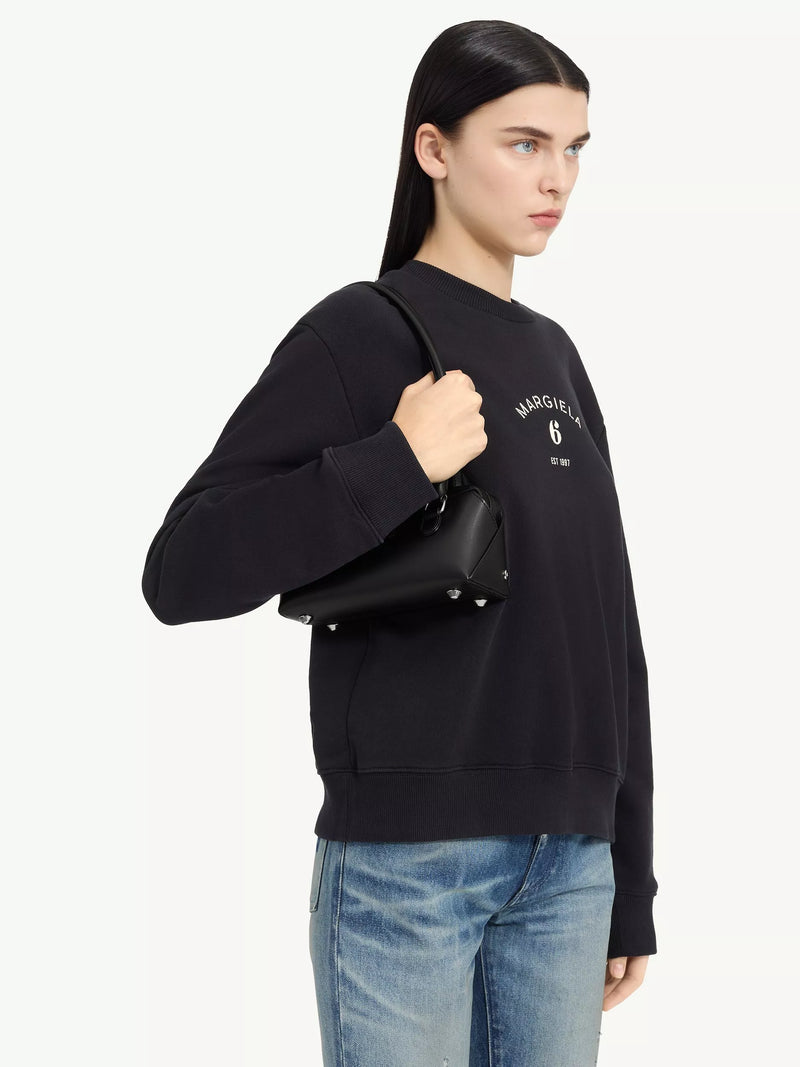 MM6 Maison Margiela Bauletto shoulder bag black, imported from the UK