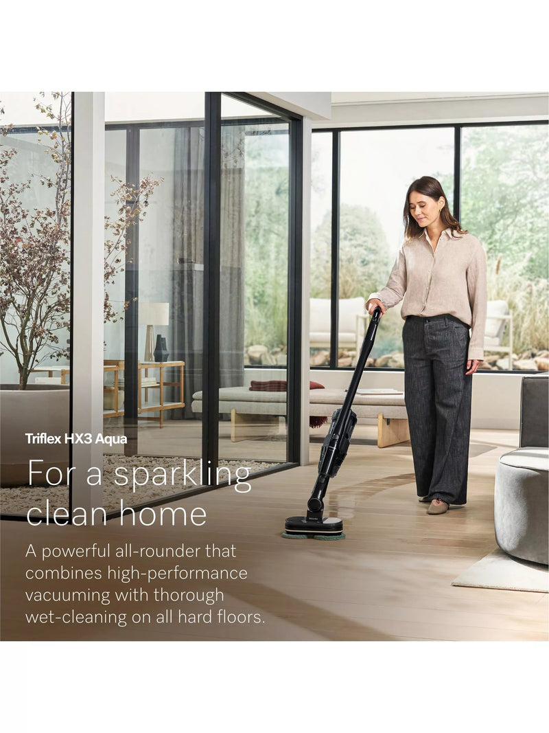 Miele Triflex HX3 AquaTwister cordless vacuum cleaner - British product