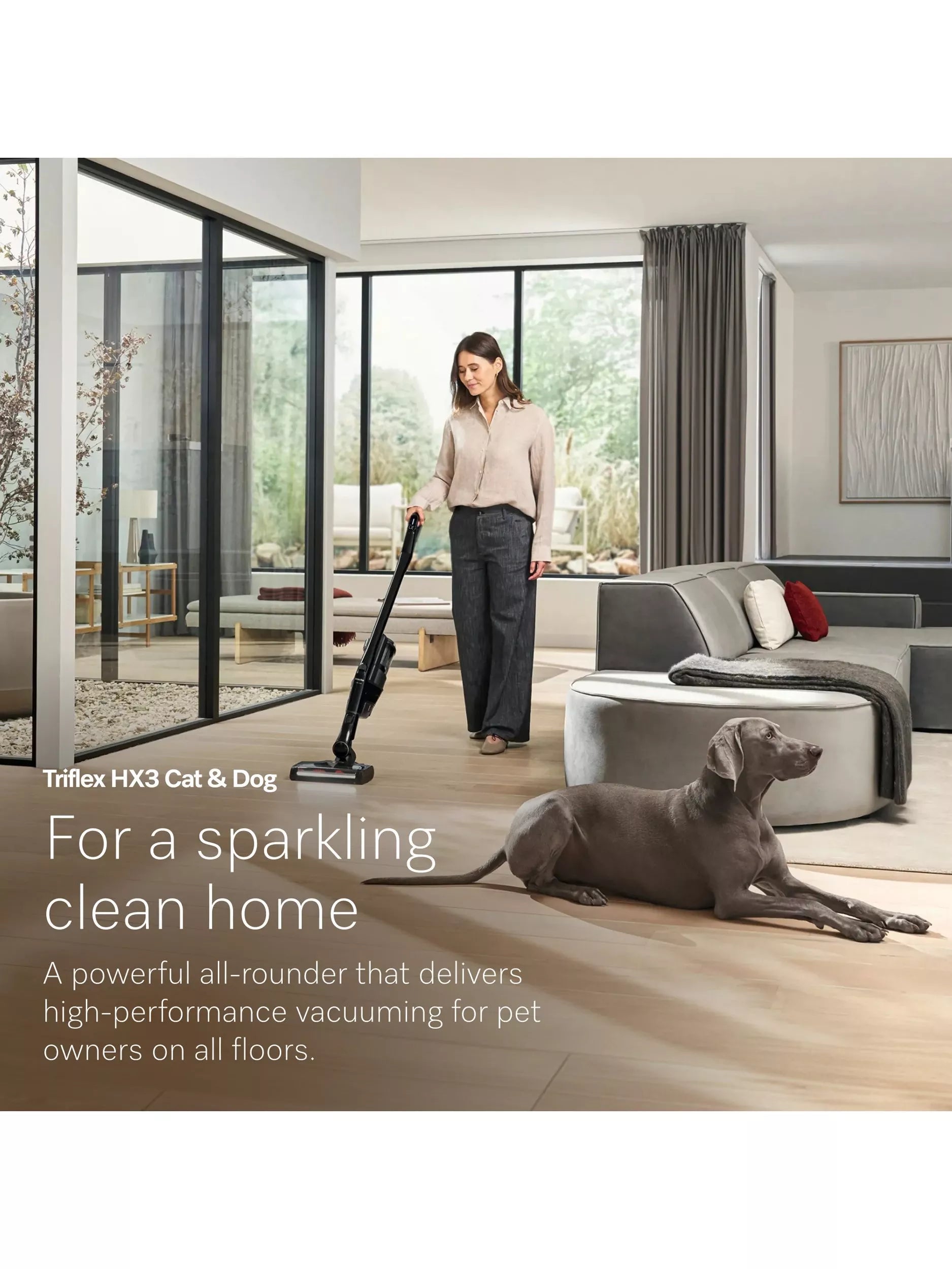 Miele Triflex HX3 cordless vacuum cleaner - British product