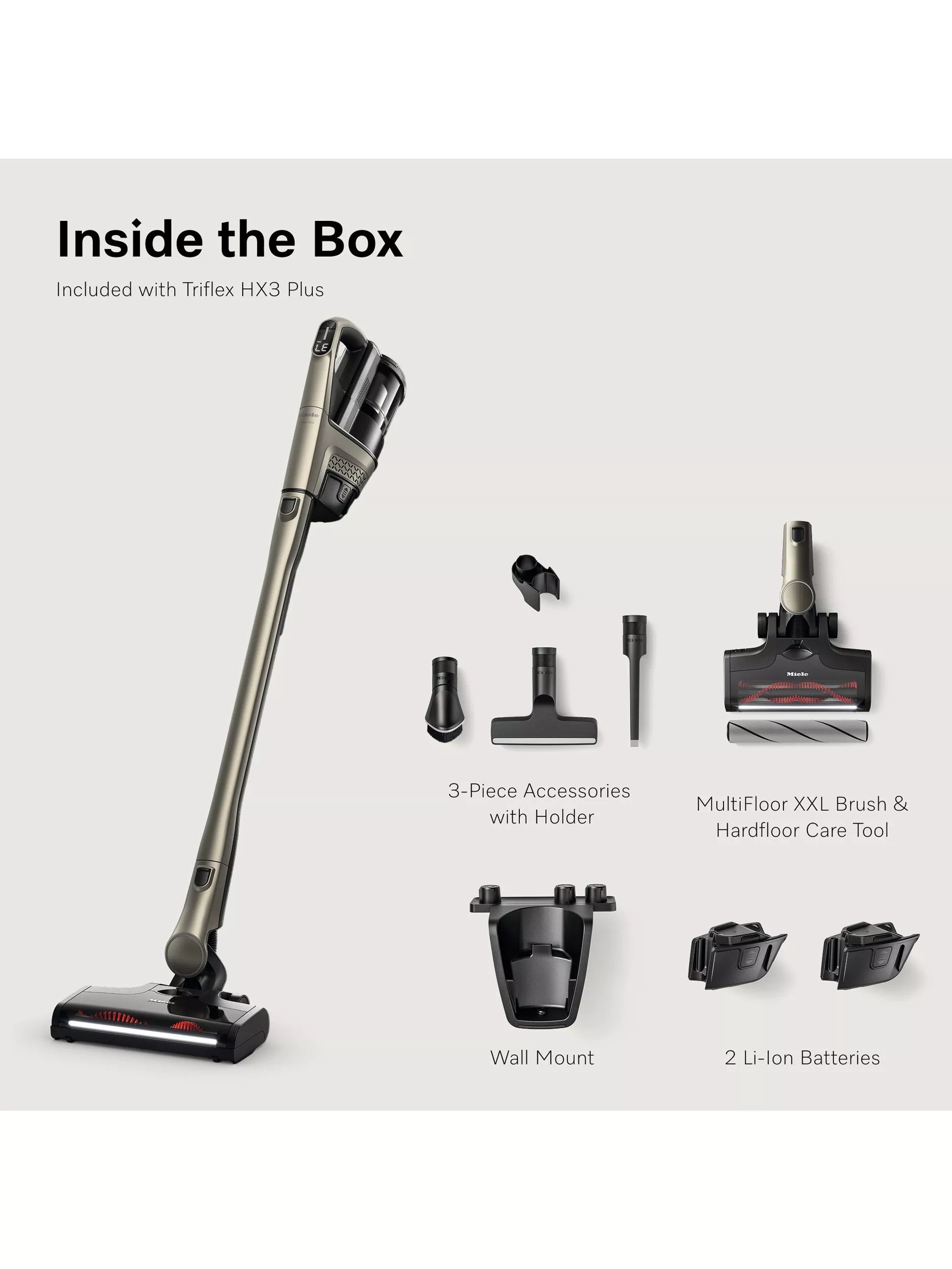 Miele Triflex HX3 Plus cordless vacuum cleaner - British product