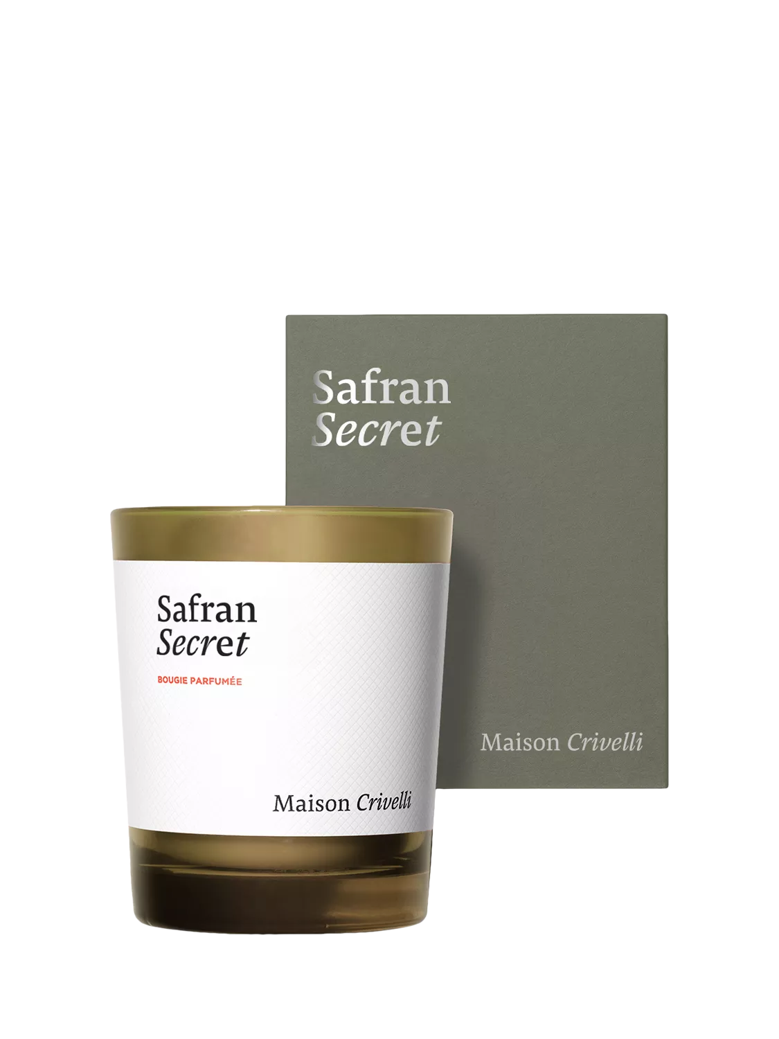 Maison Crivelli scented candle Safran Secret 190g, UK version