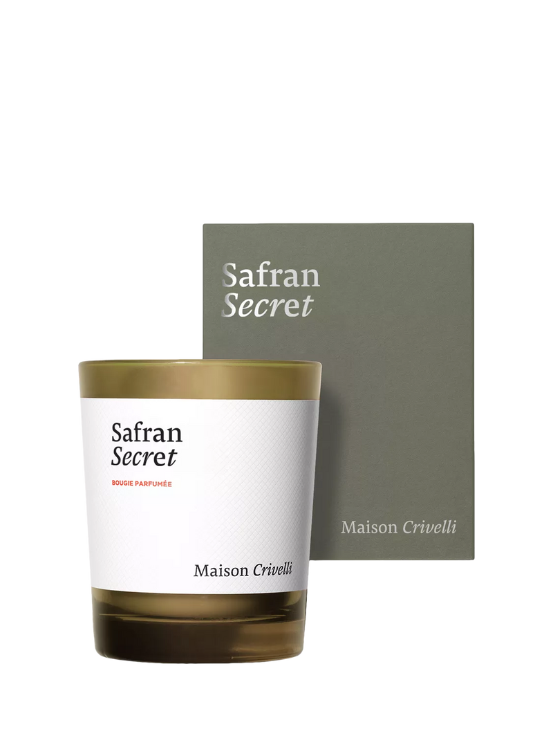 Maison Crivelli scented candle Safran Secret 190g, UK version