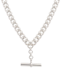 LARNAUTI chunky T-bar necklace 56mm (British brand)