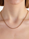 Astrid & Miyu bold curb chain necklace 50cm - British product