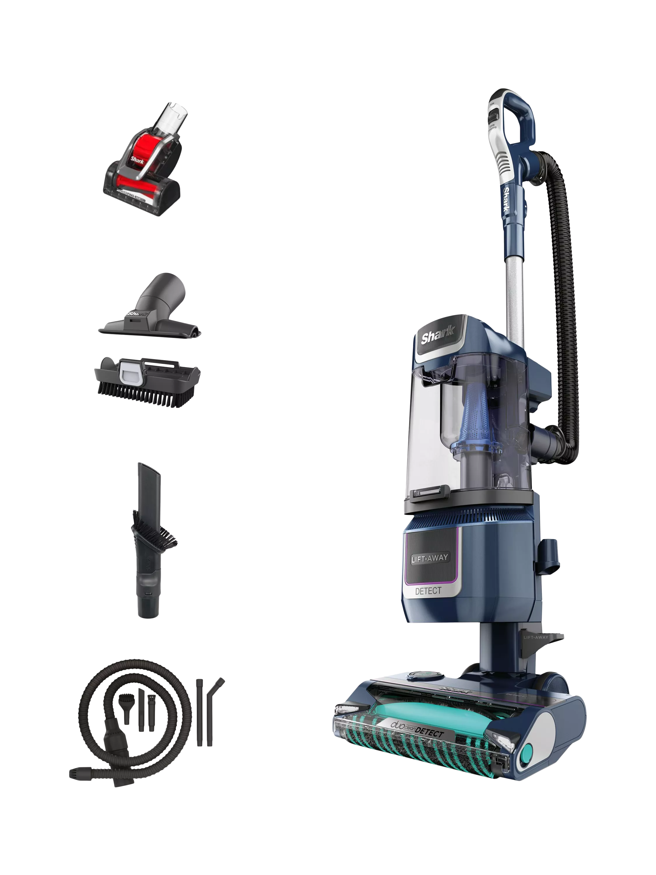 Shark Detect XL vacuum cleaner Deep Navy/Silver, imported from the UK