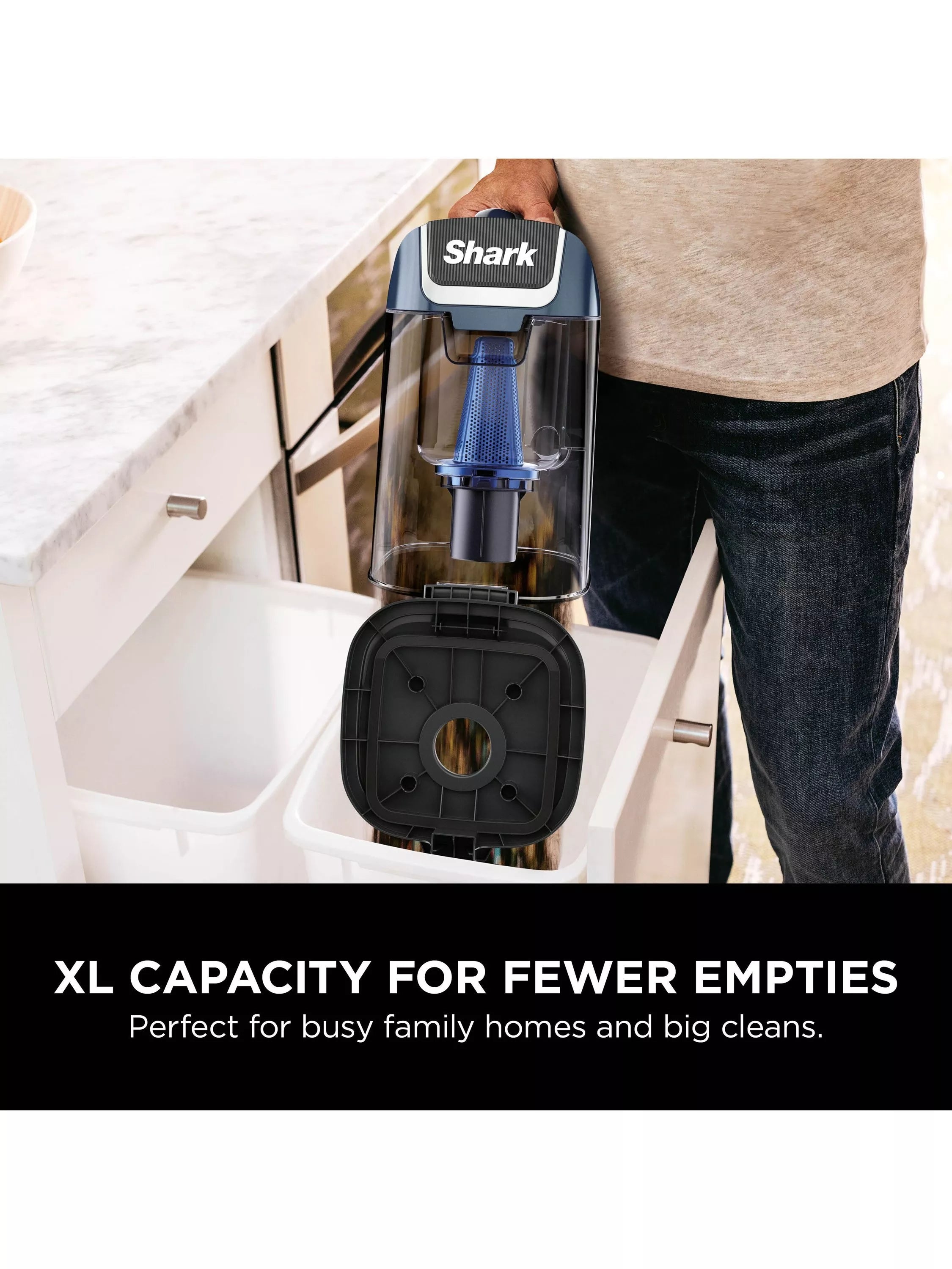 Shark Detect XL vacuum cleaner Deep Navy/Silver, imported from the UK