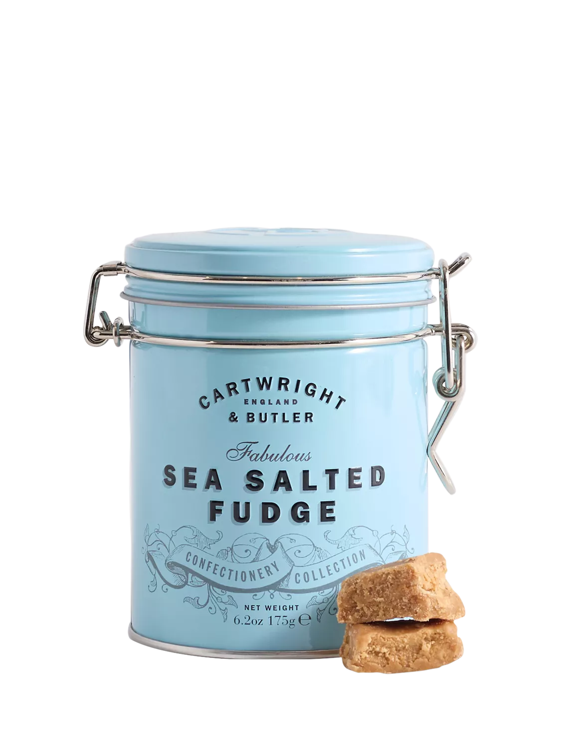 Cartwright & Butler Sea Salted Fudge Tin 175g, UK version