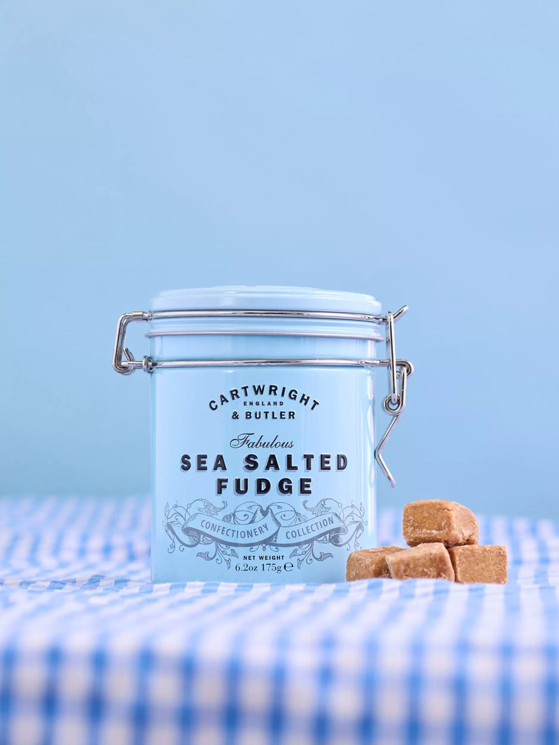 Cartwright & Butler Sea Salted Fudge Tin 175g, UK version