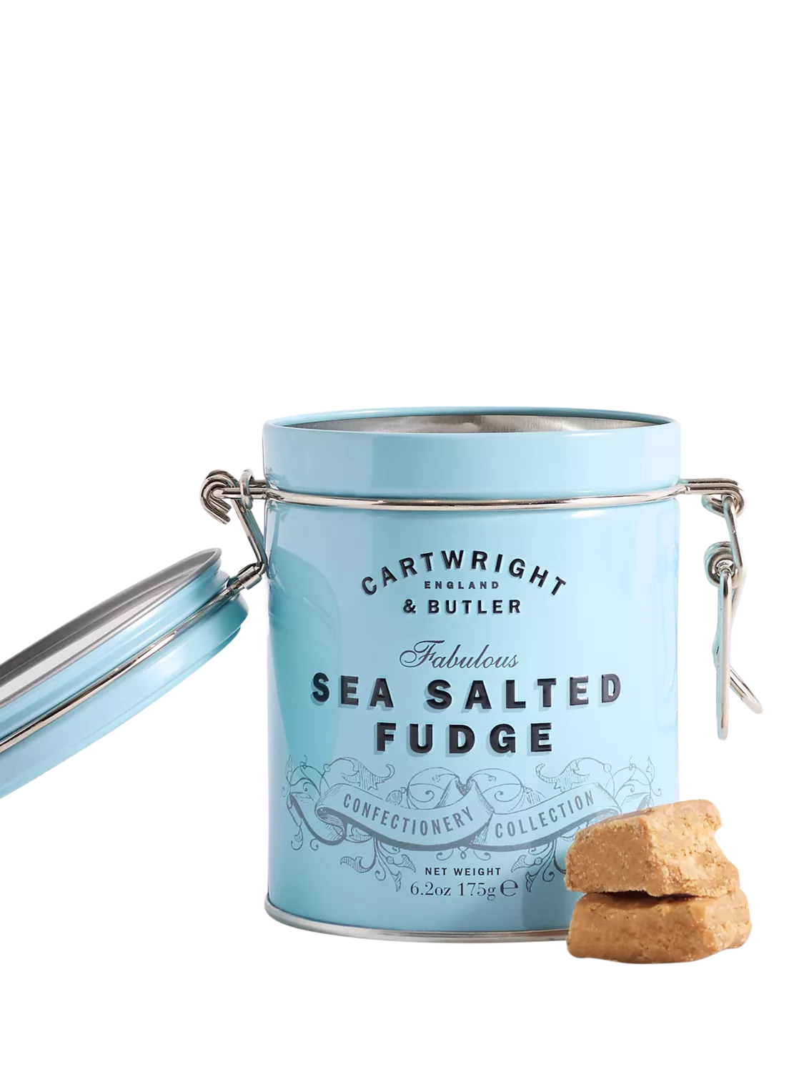 Cartwright & Butler Sea Salted Fudge Tin 175g, UK version