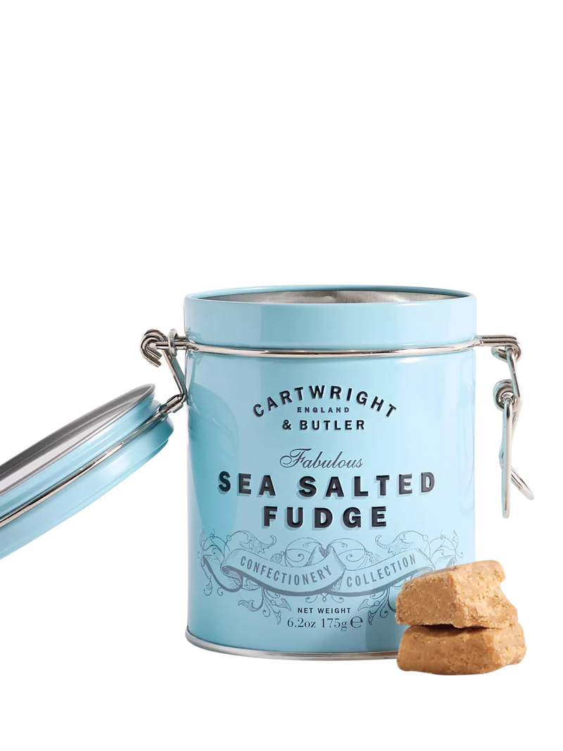 Cartwright & Butler Sea Salted Fudge Tin 175g, UK version